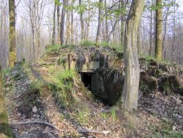 Ligne Maginot - BOIS de RITTERSHOFFEN a (Blockhaus pour arme infanterie) - L'entrée