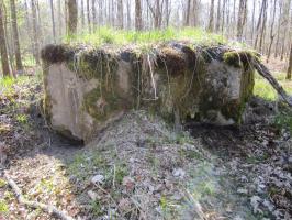 Ligne Maginot - BOIS DE RITTERSHOFFEN c - (Blockhaus pour arme infanterie) - Créneau principal et secondaire