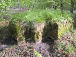Ligne Maginot - BOIS DE RITTERSHOFFEN e - (Blockhaus pour arme infanterie) - Créneau principal et secondaire