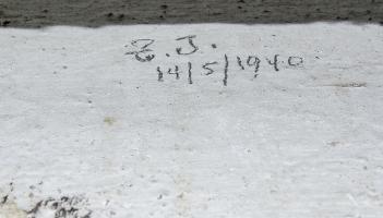 Ligne Maginot - BARRUNGSHOFF - BORNUNGSHOFF - X11 - (Abri) - Graffiti d’époque...