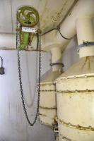 Ligne Maginot - BOIS DE CATTENOM - X14 - (Abri) - Vanne d’arrêt de la ventilation de la salle des filtres.