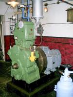 Ligne Maginot - BOIS DE CATTENOM - X14 - (Abri) - L'un des moteurs SUPDI de l'usine électrique en ordre de marche