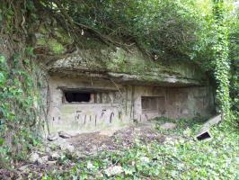 Ligne Maginot - KUBELMUEHLE 1 (AVANT POSTE) - (Blockhaus pour canon) - Créneaux mitrailleuse et AC 47