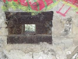 Ligne Maginot - KUBELMUEHLE 1 (AVANT POSTE) - (Blockhaus pour canon) - Créneau FM de défense de l'entrée