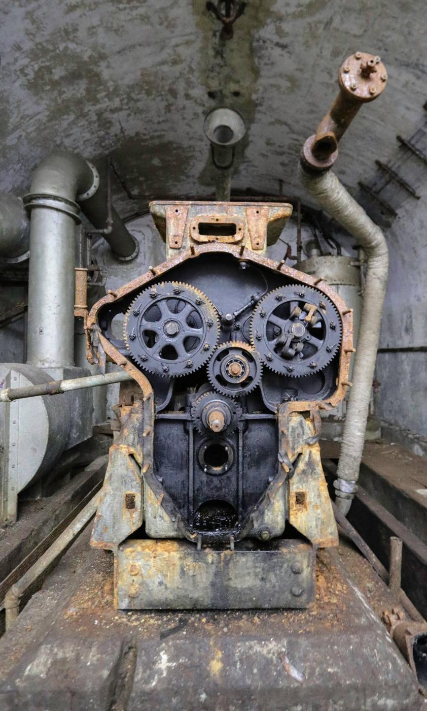 Ligne Maginot - FROHMUHL (PC DU QUARTIER KAPELLENHOF - II/153° RIF) - (Abri) - Usine électrique
moteur Supdi - détail - Philippe EVA