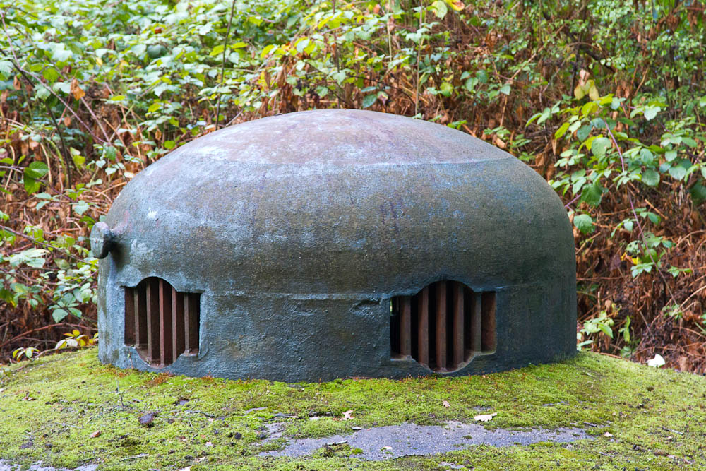 Ligne Maginot - LE CHESNOIS - CHENOIS - (Ouvrage d'artillerie) - Entrée mixte
Vue de l'une des cloches modifiées pour l'évacuation des gaz de l'usine de l'ouvrage