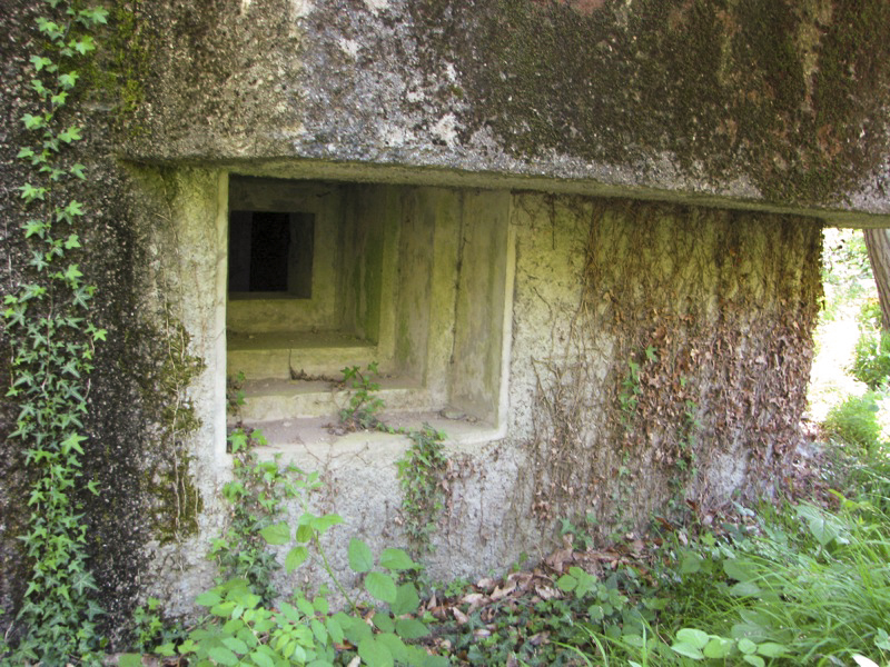 Ligne Maginot - SCHERHOL 2 - (Blockhaus pour arme infanterie) - Créneau pour FM - Antoine SCHOEN