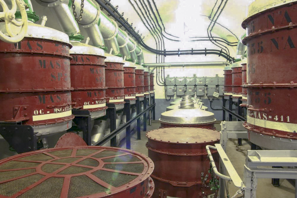 Ligne Maginot - SCHOENENBOURG - (Ouvrage d'artillerie) - La salle de neutralisation pour la ventilation de l'ouvrage et filtrage de l'air éxtérieur en cas d'attaque de l'ouvrage par gaz de combats
