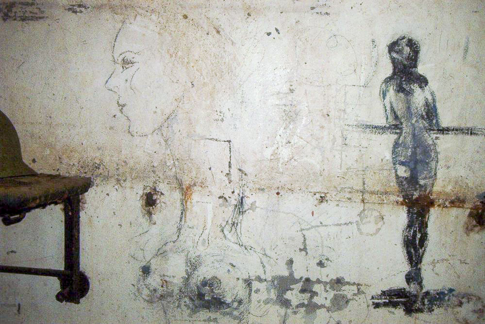 Ligne Maginot - SCHOENENBOURG - (Ouvrage d'artillerie) - Bloc 3
Peintures murales et graffitis dans les locaux de l'ouvrage