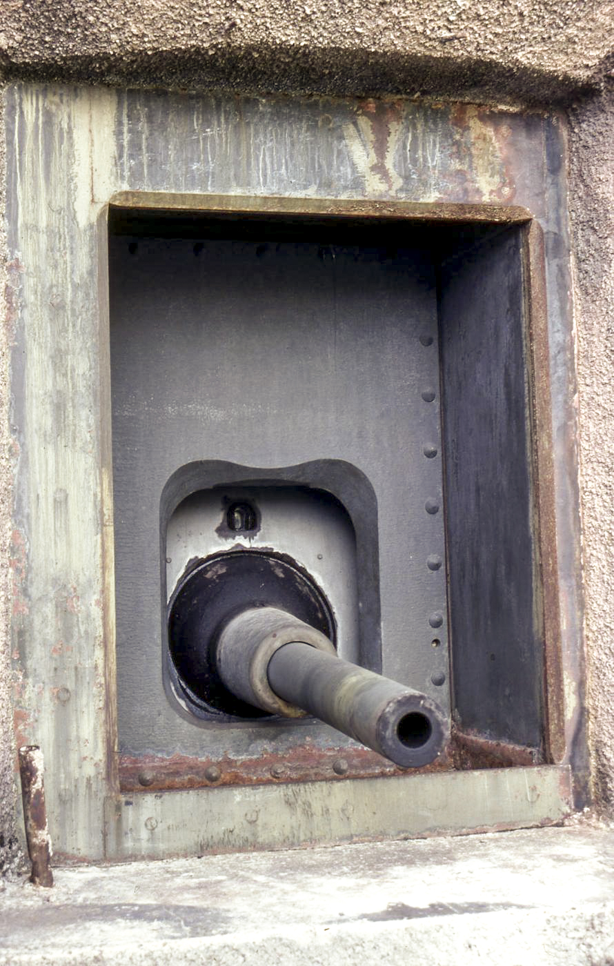 Ligne Maginot - MONTE GROSSO (MG) - E02 - (Ouvrage d'artillerie) - Bloc 3
Canon de 75 mle 29
Années 1980
