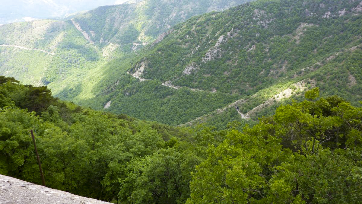 Ligne Maginot - MONTE GROSSO (MG) - E02 - (Ouvrage d'artillerie) - La route d'accès à l'ouvrage