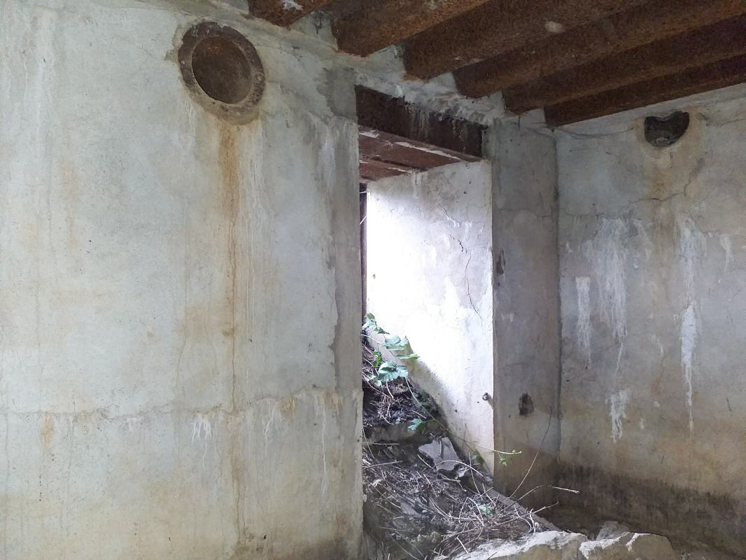 Ligne Maginot - HECKENMUEHLE Centre (Blockhaus pour arme infanterie) - L'entrée