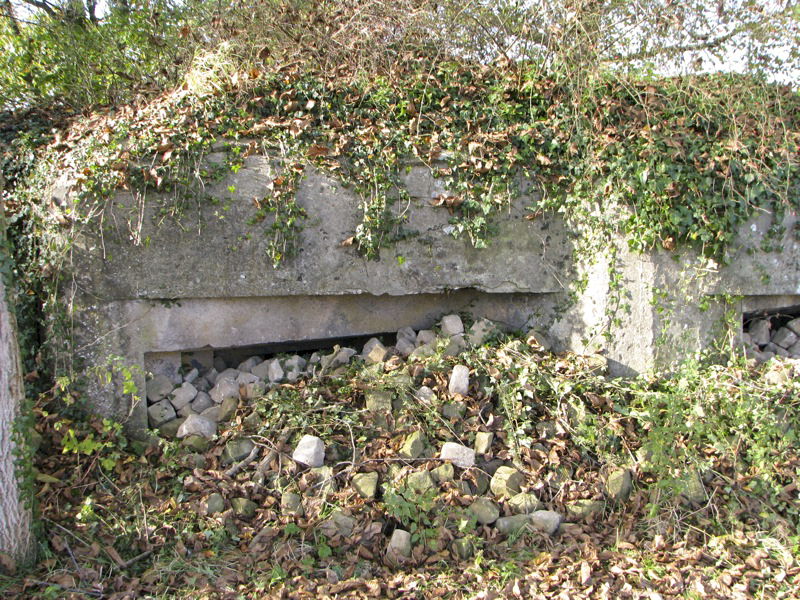 Ligne Maginot - KIRCHGRUBE Sud ( Blockhaus pour canon ) - Créneau pour mitrailleuse - Antoine SCHOEN