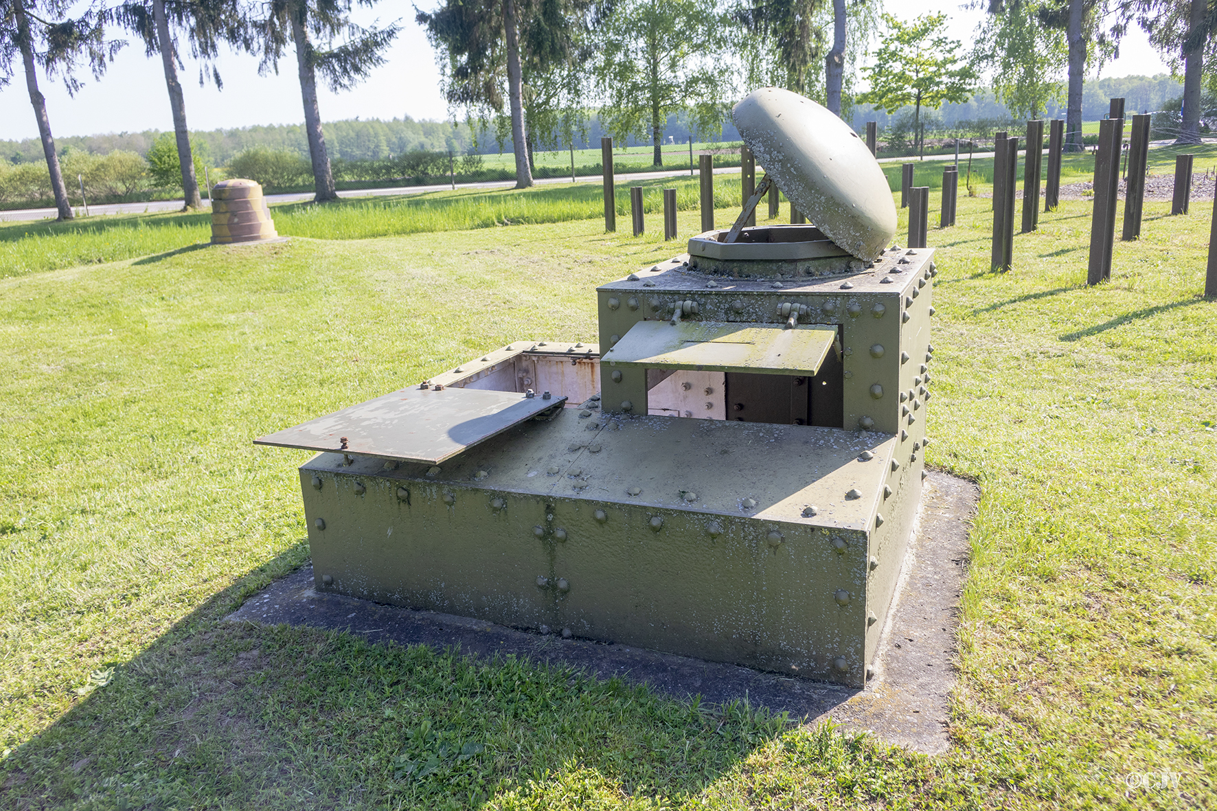 Ligne Maginot - RITTERSHOFFEN (2°BON - 79° RIF) - (PC de Quartier) - La guérite observatoire remise en valeur à la casemate Esch - Lia VERMEULEN