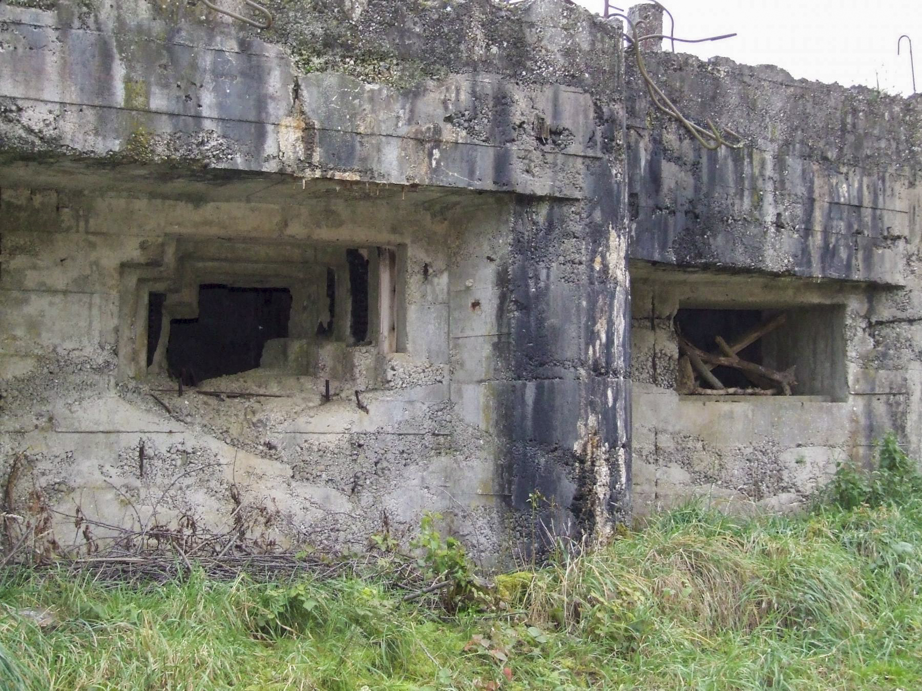 Ligne Maginot - WASSERFURSCH - (Casemate d'infanterie) - La façade de tir - STENGER Mathieu