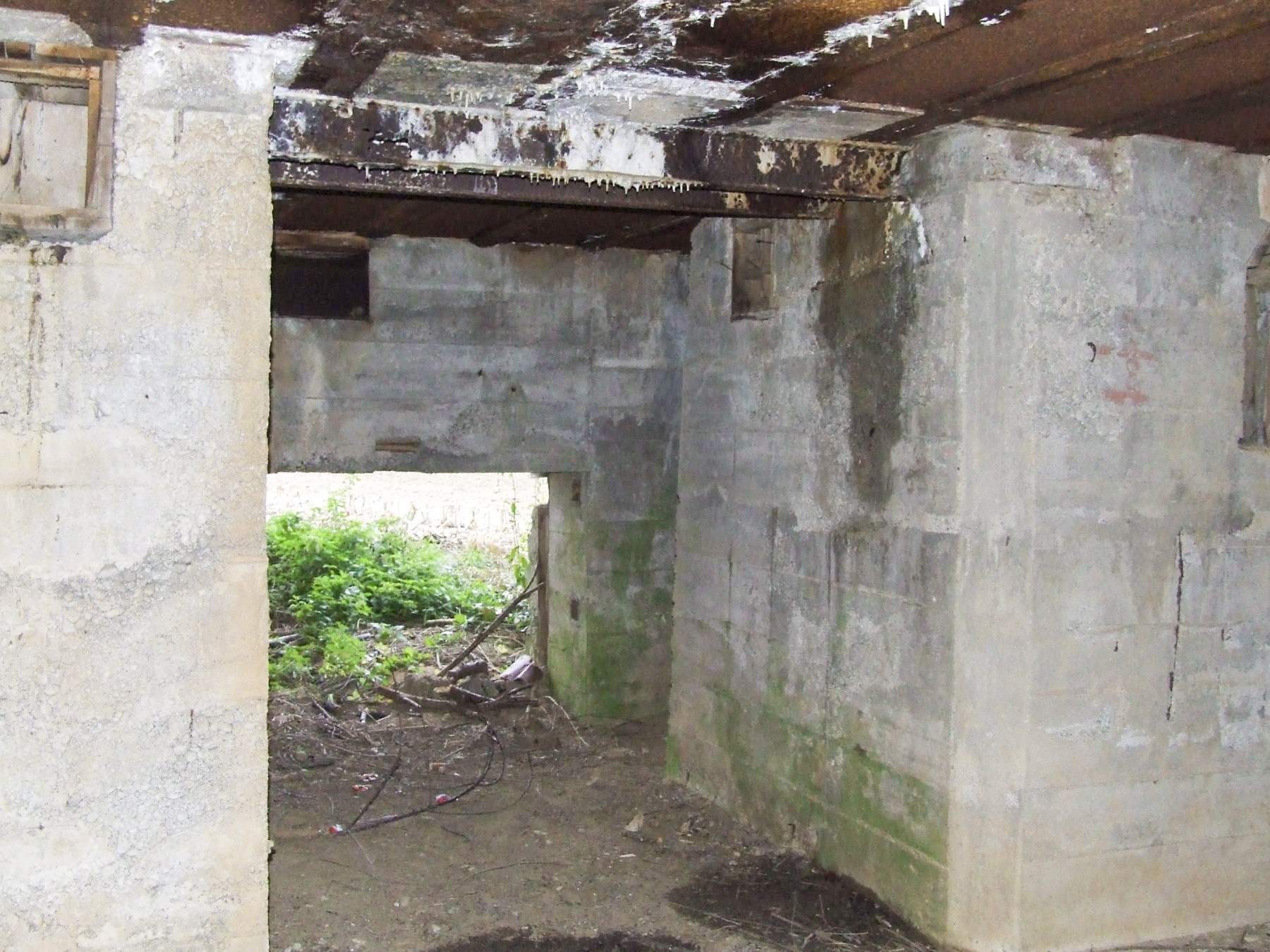 Ligne Maginot - WASSERFURSCH - (Casemate d'infanterie) - L'entrée matériel - STENGER Mathieu