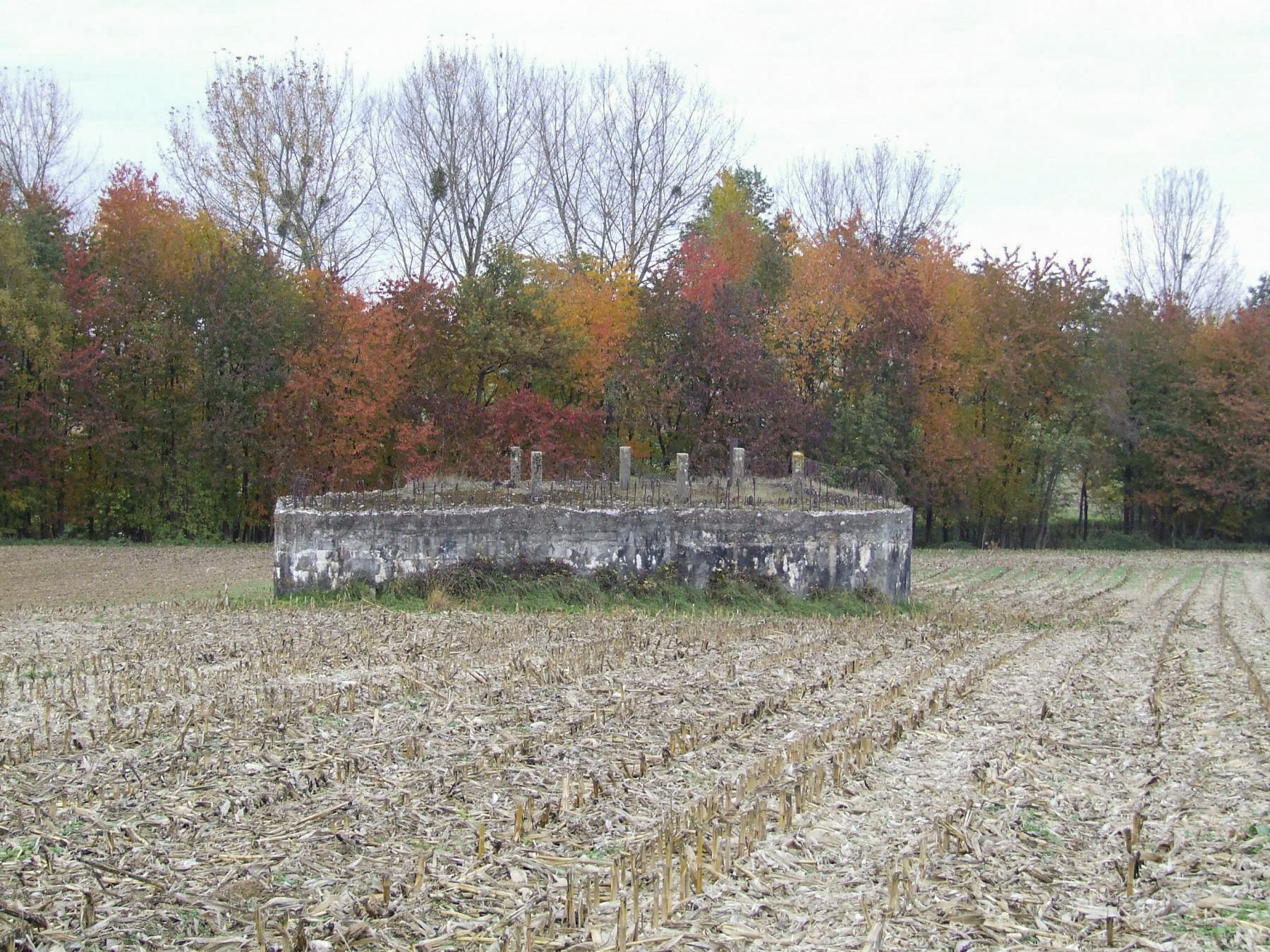 Ligne Maginot - WASSERFURSCH - (Casemate d'infanterie) - La casemate au milieu des champs - STENGER Mathieu