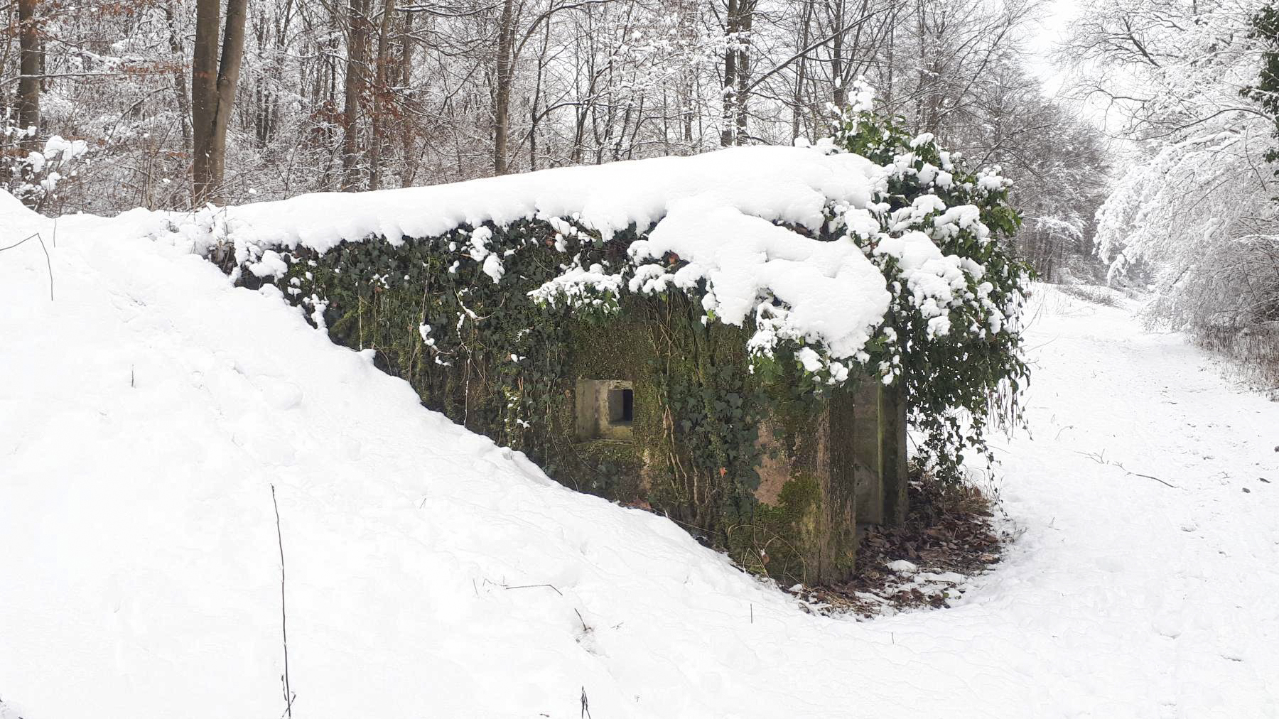 Ligne Maginot - HAUTE DIGUE 7 - (Blockhaus pour arme infanterie) - L'entrée de l'autre coté de la digue