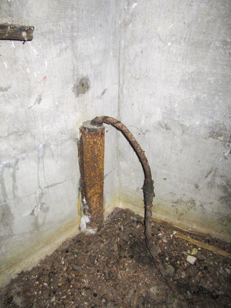 Ligne Maginot - BOIS DE RITTERSHOFFEN 3 - (Casemate d'infanterie - Simple) - Arrivée de câble