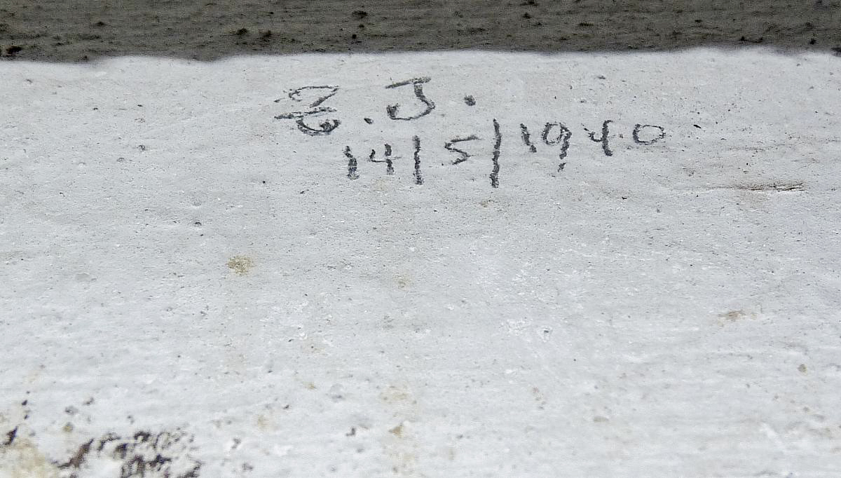 Ligne Maginot - BARRUNGSHOFF - BORNUNGSHOFF - X11 - (Abri) - Graffiti d’époque...