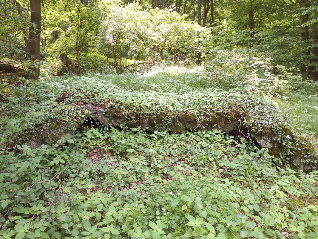 Ligne Maginot - GERRITTMUEHLE 1 - (Blockhaus de type indeterminé) - Morceau de béton