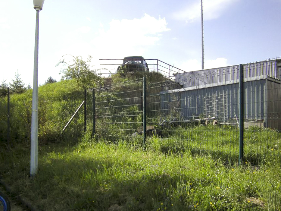 Ligne Maginot - Casemate de Hatten Sud - La casemate est partiellement détruite  et inaccessible