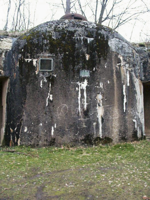 Ligne Maginot - HEIDENBUCKEL - (Abri) - Gros plan sur l'oreillon central