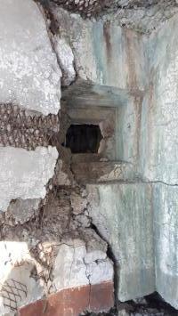 Ligne Maginot - HOCHWALD C1 - (Casemate d'infanterie) - Créneau FM défendant l'entrée