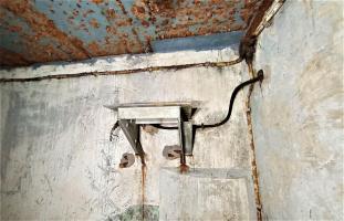 Ligne Maginot - PETIT REDERCHING - (Abri) - Support du ventilateur de mise en surpression  de la caponnière