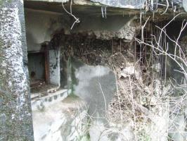 Ligne Maginot - ACHEN NORD EST - (Casemate d'infanterie - double) - Les dégâts sur la façade est