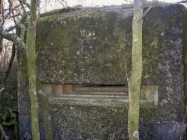 Ligne Maginot - GUCKENBERG 9 - (Observatoire d'artillerie) - Façade centrale
Le créneau d'observation