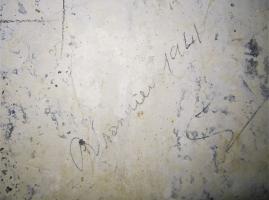 Ligne Maginot - PETIT REDERCHING - (Abri) - Graffiti 'prisonnier 1941'