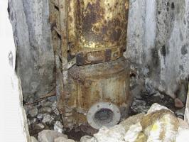 Ligne Maginot - ACHEN NORD EST - (Casemate d'infanterie - double) - Le bas de la cloche AM