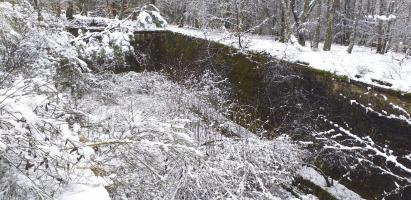 Ligne Maginot - HOCHWALD C5 - (Casemate d'infanterie) - Raccordement entre le fossé de la casemate 4 et celui de la casemate 5