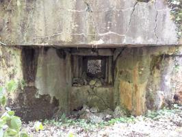 Ligne Maginot - SELTZBACH 5 - (Blockhaus pour arme infanterie) - Créneau FM