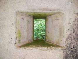 Ligne Maginot - SELTZBACH 6 - (Blockhaus pour arme infanterie) - Chambre de tir tour FM - détail créneau
