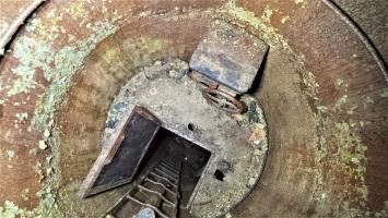 Ligne Maginot - PETIT REDERCHING - (Abri) - Vue de dessus du plancher mobile de la cloche GFM 