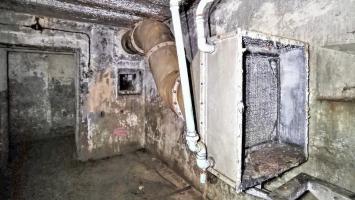Ligne Maginot - PETIT REDERCHING - (Abri) - Restes de la batterie chauffante de l'ouvrage située dans le local du piquet de garde du coffre central