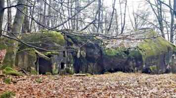 Ligne Maginot - HOCHWALD C6 - (Casemate d'infanterie) - Façade de l'entrée
