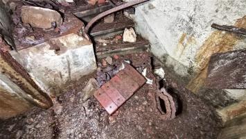 Ligne Maginot - HOCHWALD C9 - (Casemate d'infanterie) - Contrepoids de la cloche pour jumelage de mitrailleuses MAC 31