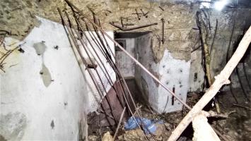 Ligne Maginot - HOCHWALD C9 - (Casemate d'infanterie) - Etage inférieur
Accès au local du réservoir de gasoil