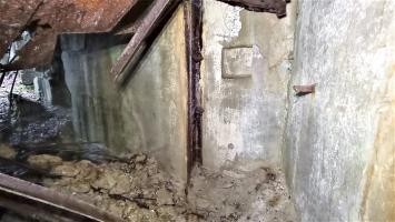 Ligne Maginot - HOCHWALD C6 - (Casemate d'infanterie - double) - Couloir de l'entrée principale devant la chambre de tir haute