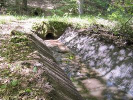 Ligne Maginot - SOUFFLENHEIM (II / 23° RIF) - (Abri) - Débouché de l'égout dans la cunette d'évacuation