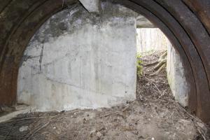 Ligne Maginot - DALHUNDEN OUEST - (Abri) - L'entrée secondaire vue de l'intérieur