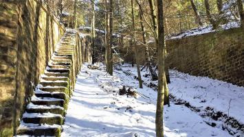 Ligne Maginot - HOCHWALD C3 - (Casemate d'infanterie - double) - La casemate et le fossé