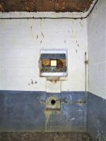 Ligne Maginot - HOCHWALD C3 - (Casemate d'infanterie - double) - Chambre de tir haute, le créneau JM modifié en créneau FM après guerre