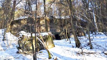 Ligne Maginot - HOCHWALD C1 - (Casemate d'infanterie) - Façade de la casemate