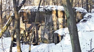 Ligne Maginot - HOCHWALD C1 - (Casemate d'infanterie) - Vue vers l'entrée