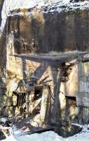 Ligne Maginot - HOCHWALD C1 - (Casemate d'infanterie) - L'entrée et les deux créneaux FM de défense rapprochée