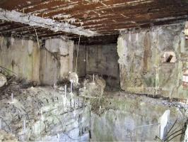 Ligne Maginot - HOCHWALD C1 - (Casemate d'infanterie) - Vue interne depuis la chambre de tir